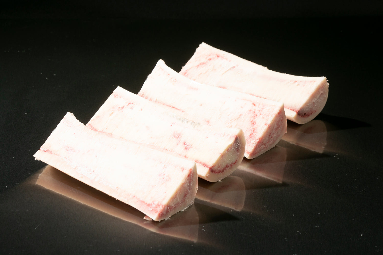 Beef, Marrow Bones, Pipe 6", Split (4 Pieces Per Package)