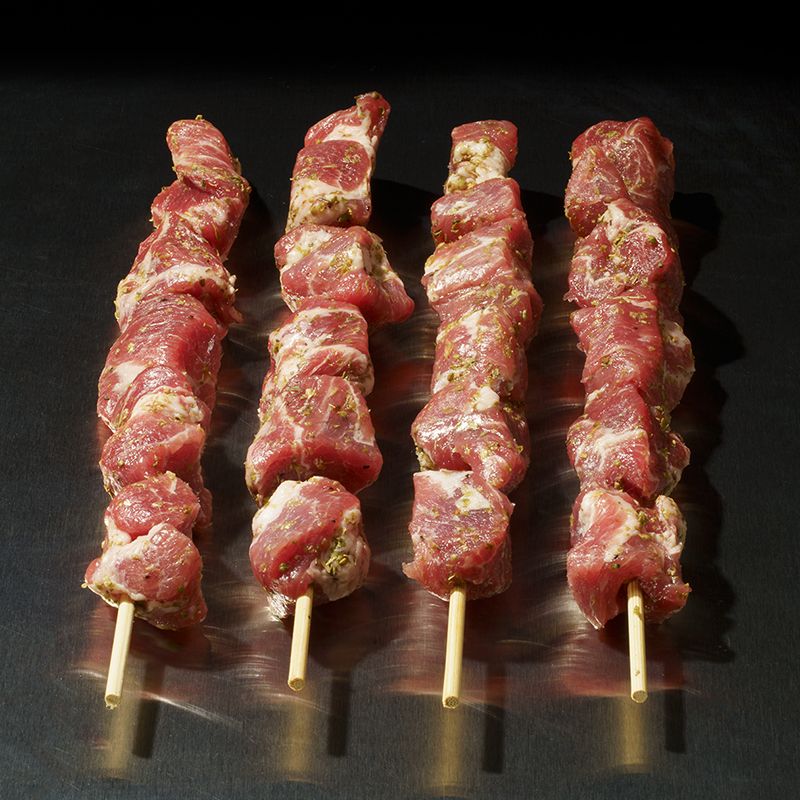 Pork Skewers with Mediterranean Seasoning