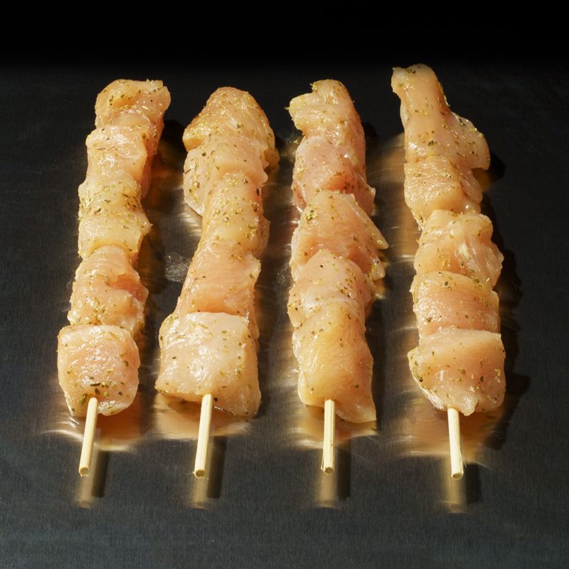 Chicken Breast Skewers with Mediterranean Seasoning