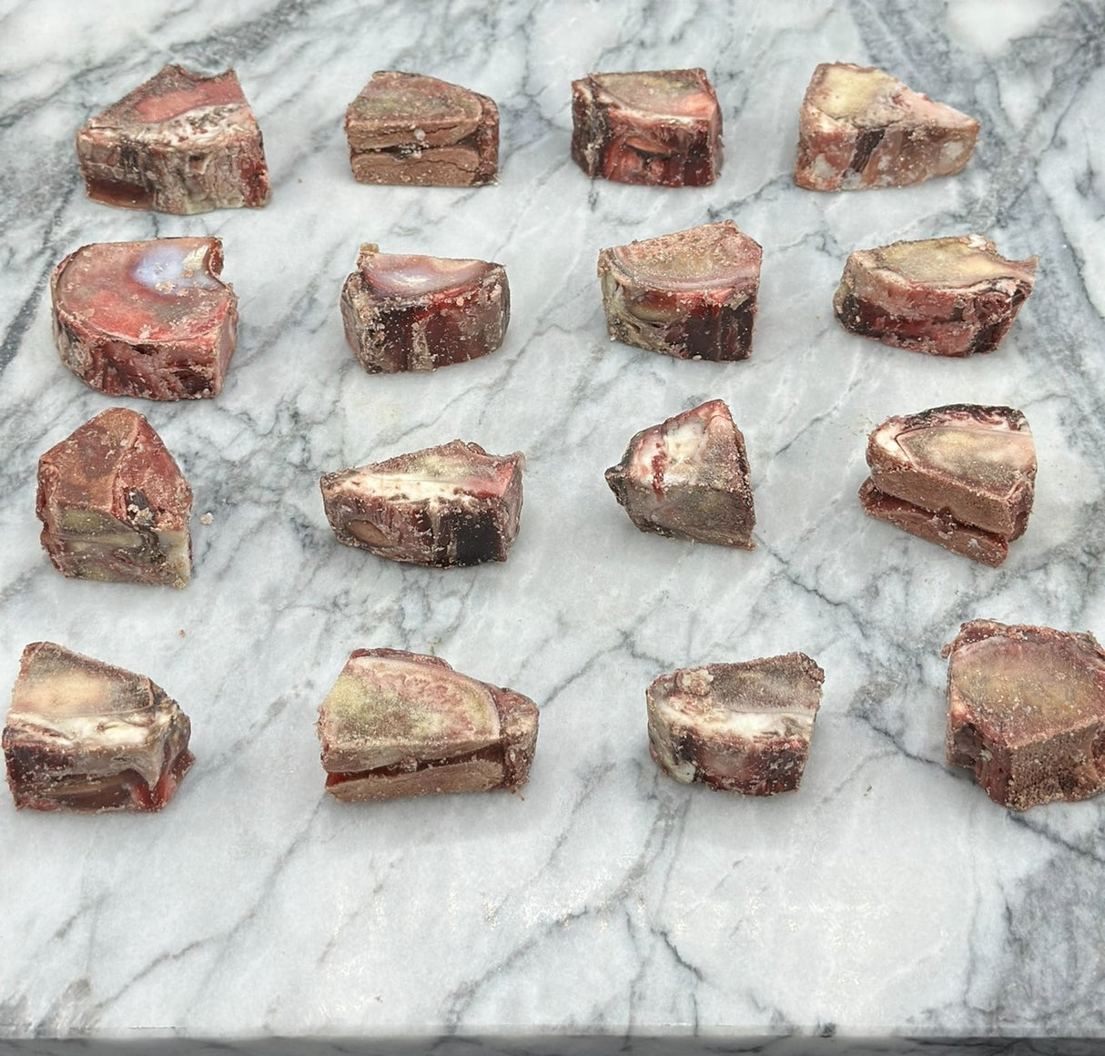Beef Bones Cubes - Dry Aged (2# Package)